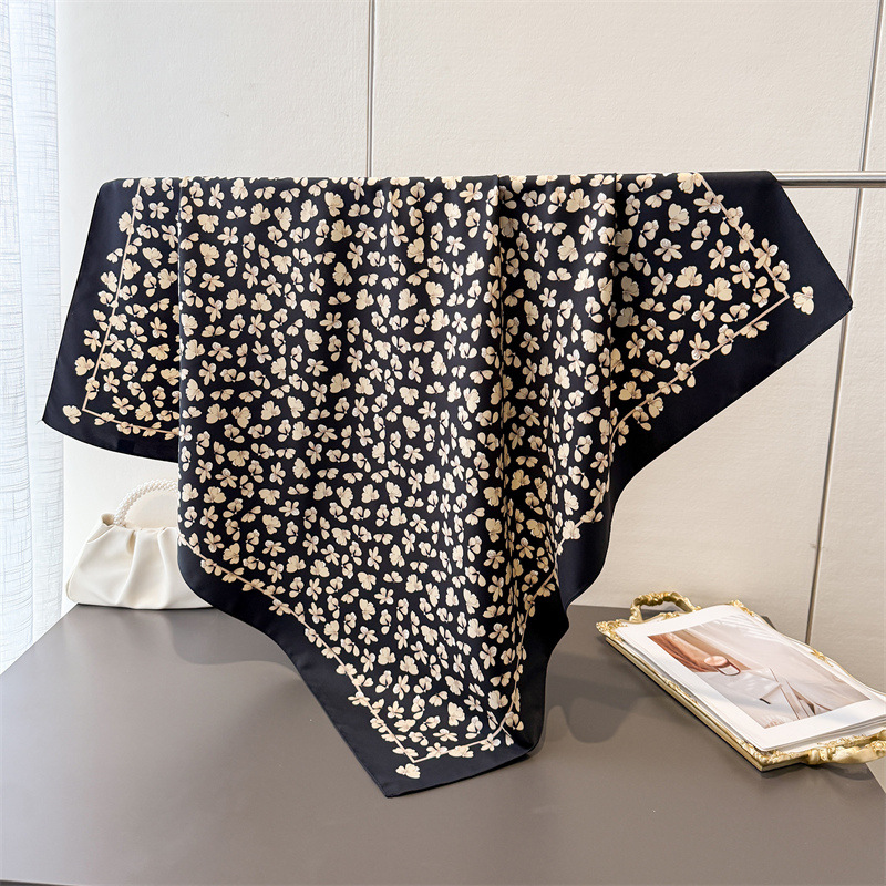 1pcs 90*90cm Floral Printed Co - Bandana Cotton のレビューと価格