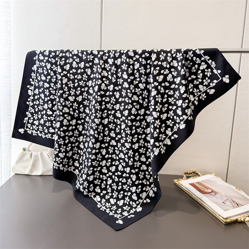 1pcs 90*90cm Floral Printed Co - Bandana Cotton のレビューと価格