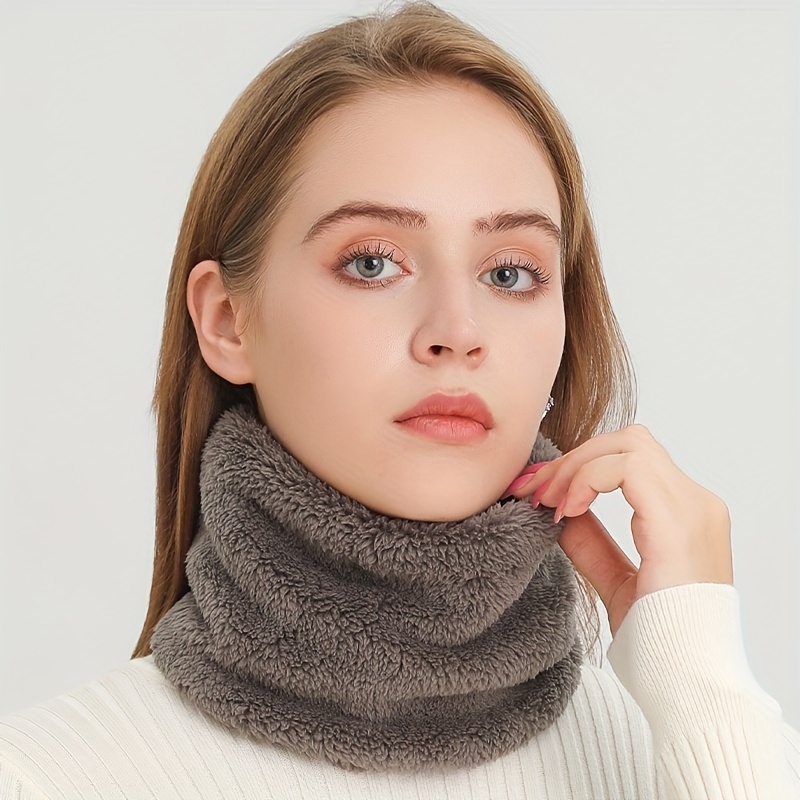 Windproof Plush Infinity Scarf - Infinity Scarf Knit のレビューと価格