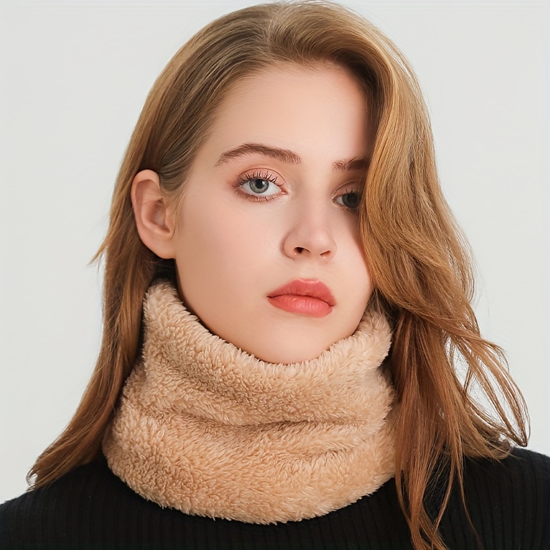 Windproof Plush Infinity Scarf - Infinity Scarf Knit のレビューと価格