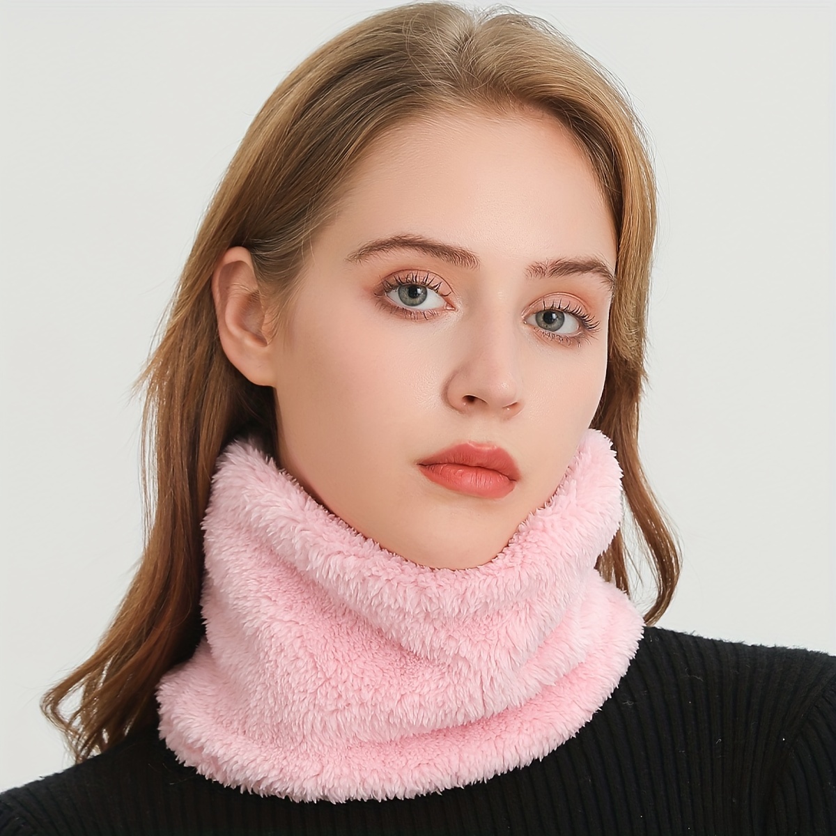 Windproof Plush Infinity Scarf - Infinity Scarf Knit のレビューと価格