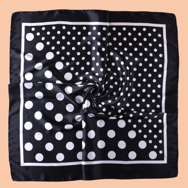 1pc Gradient Paisley Print Sat - Scarf Silk Square のレビューと価格