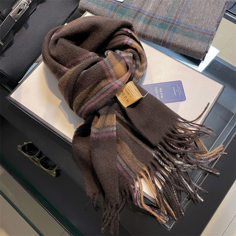 High Quality Pure 100% Wool Me - Muffler Men Wool のレビューと価格