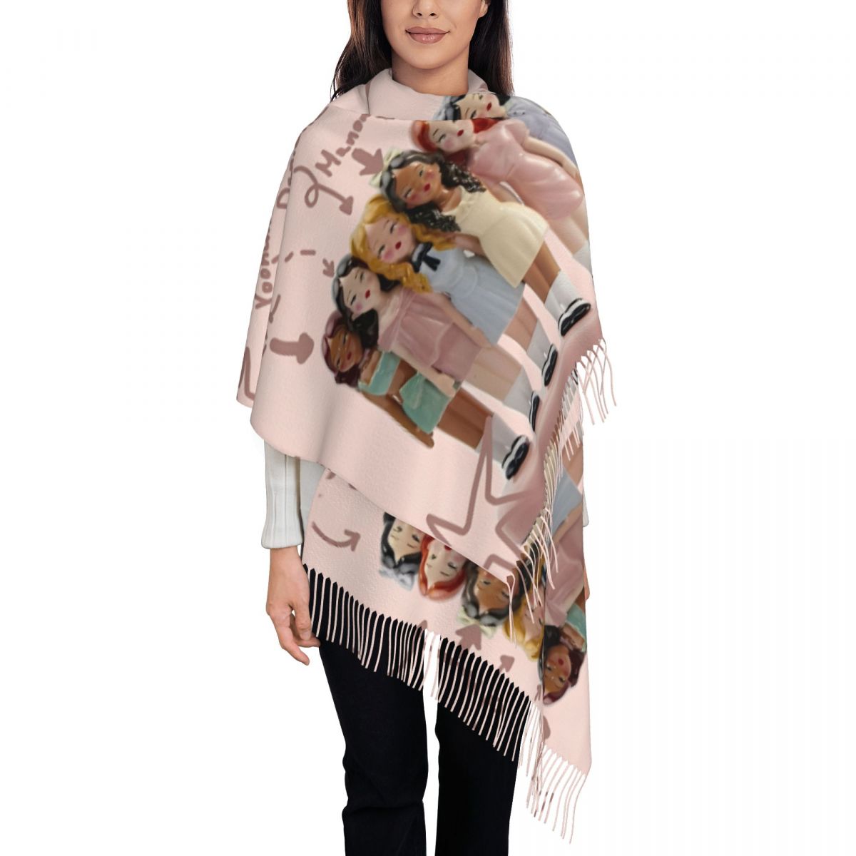 Katseye Kpop Idol Shawl Wrap W - Pashmina Wrap Large のレビューと価格
