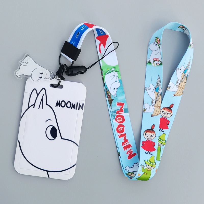 Moomin Cartoon Hard Card Holde - Lanyard Badge Holder のレビューと価格