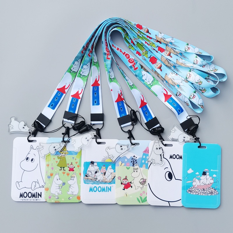 Moomin Cartoon Hard Card Holde - Lanyard Badge Holder のレビューと価格