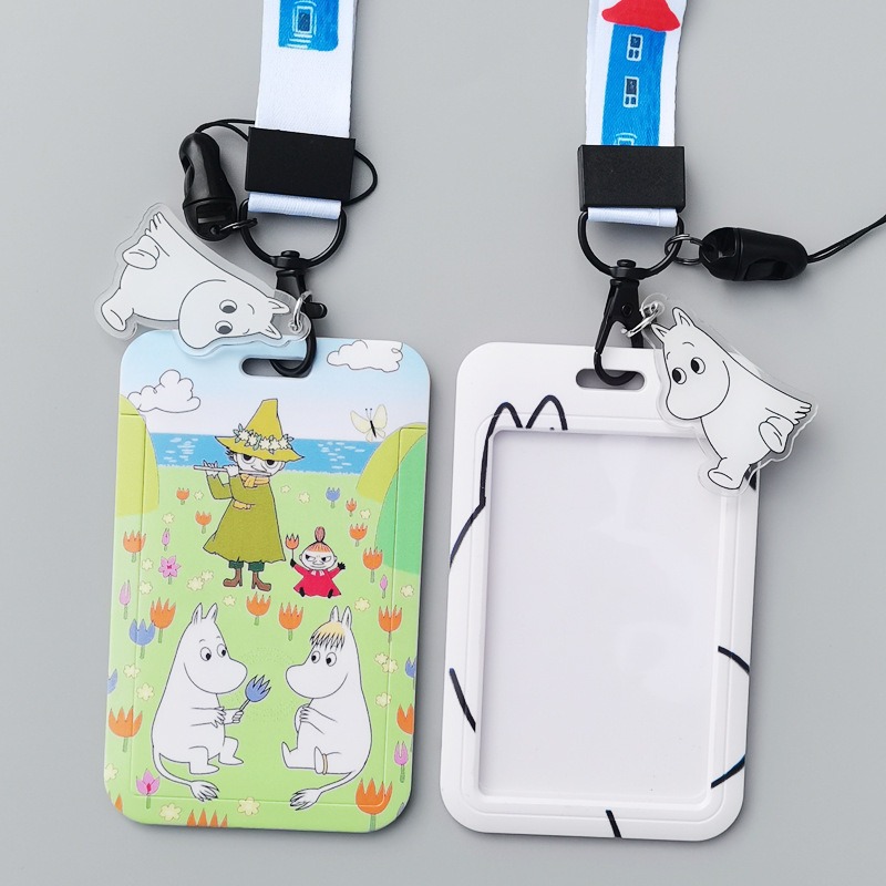 Moomin Cartoon Hard Card Holde - Lanyard Badge Holder のレビューと価格