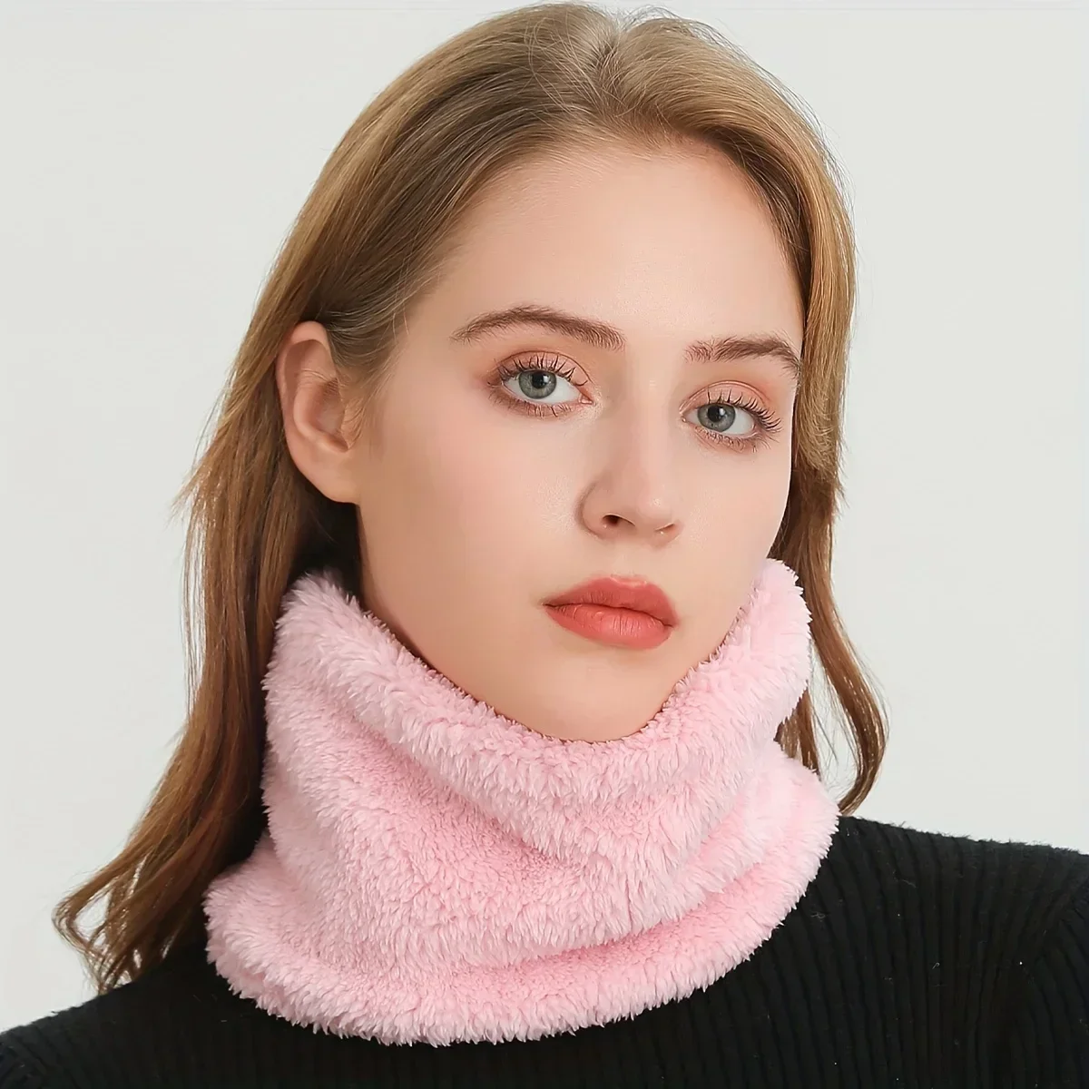 Windproof Plush Infinity Scarf - Infinity Scarf Knit のレビューと価格