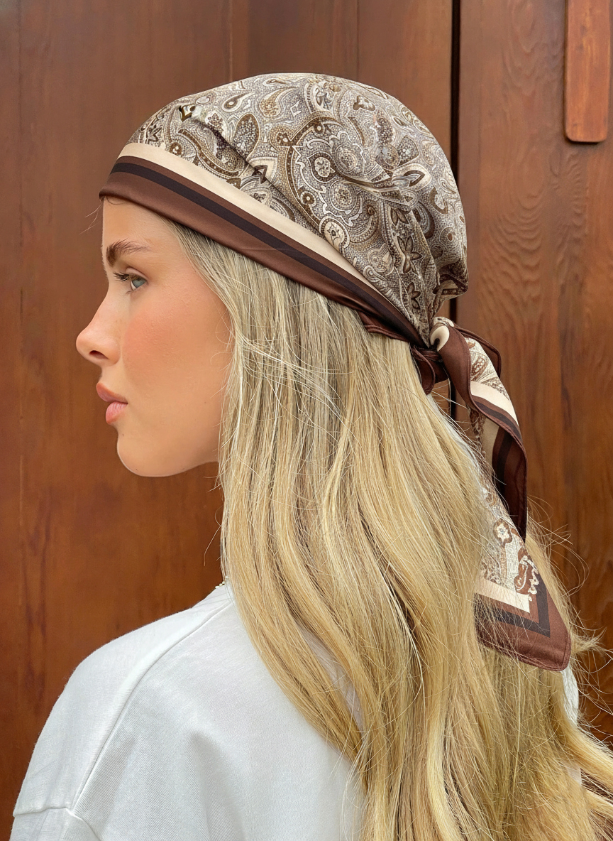 Luxury Spring Silk Scarf Women - Silk Tie Striped のレビューと価格