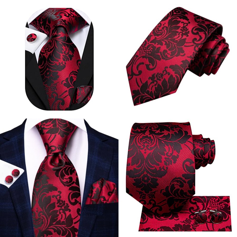 Silk Ties for Men Plaid Paisle - Silk Tie Striped のレビューと価格