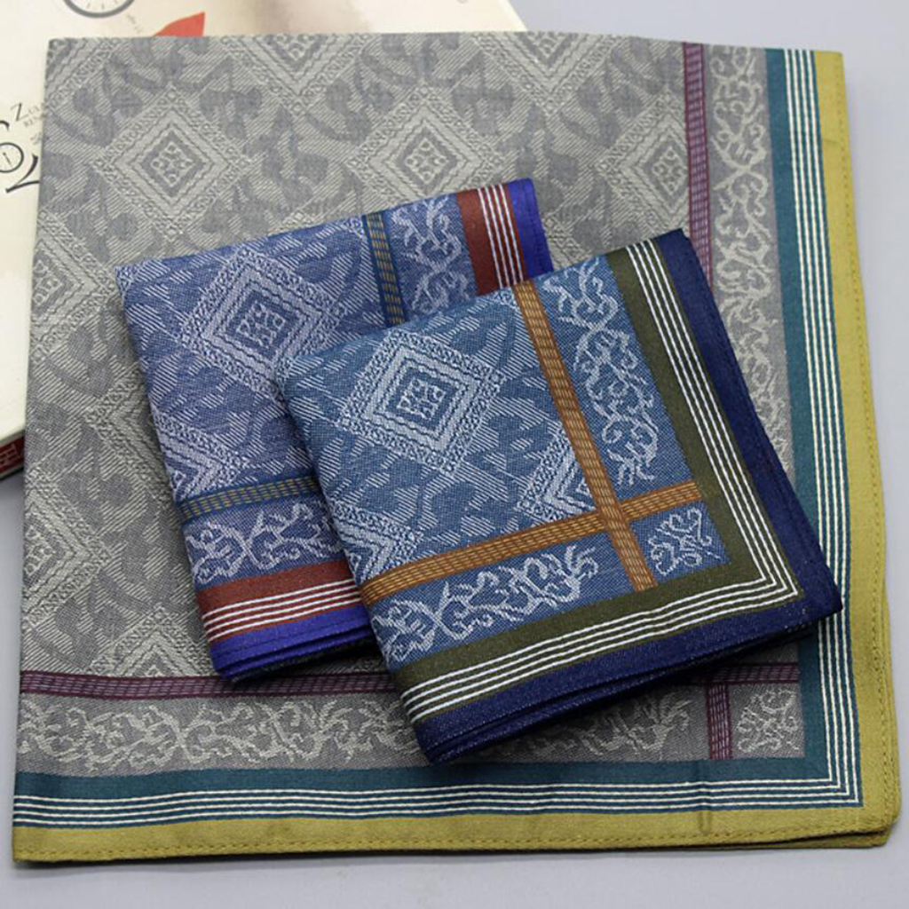 3pcs Mens Plaid Wedding Handke - Handkerchief Cotton Men のレビューと価格