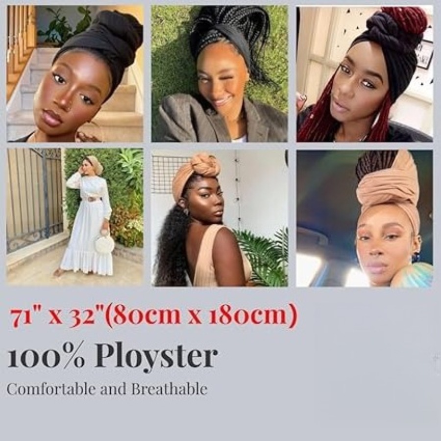 Muslim Hijab for Women Scarf L - Head Wrap Turban のレビューと価格