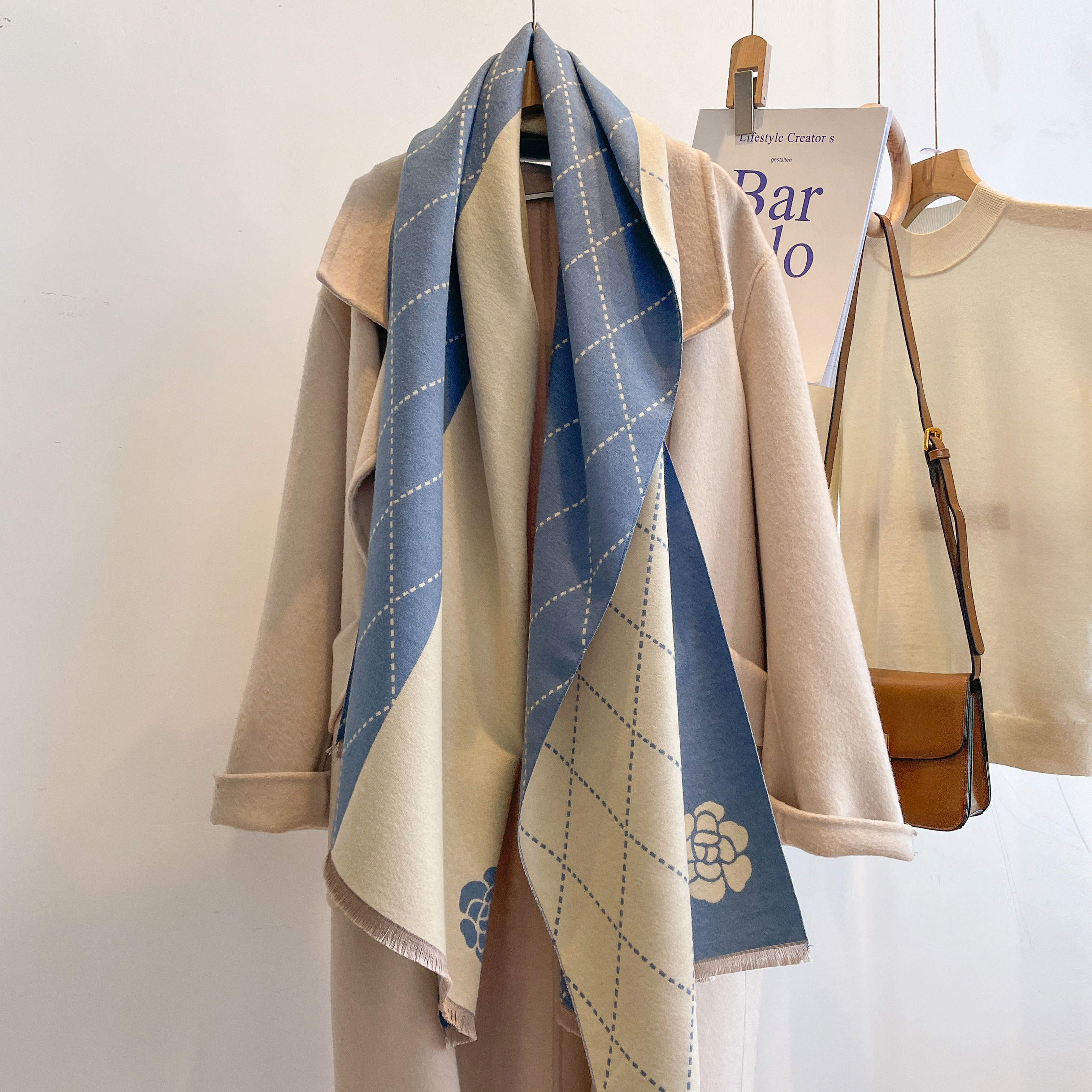 2023 Designer Cashmere Scarf W - Woven Scarf Blanket のレビューと価格