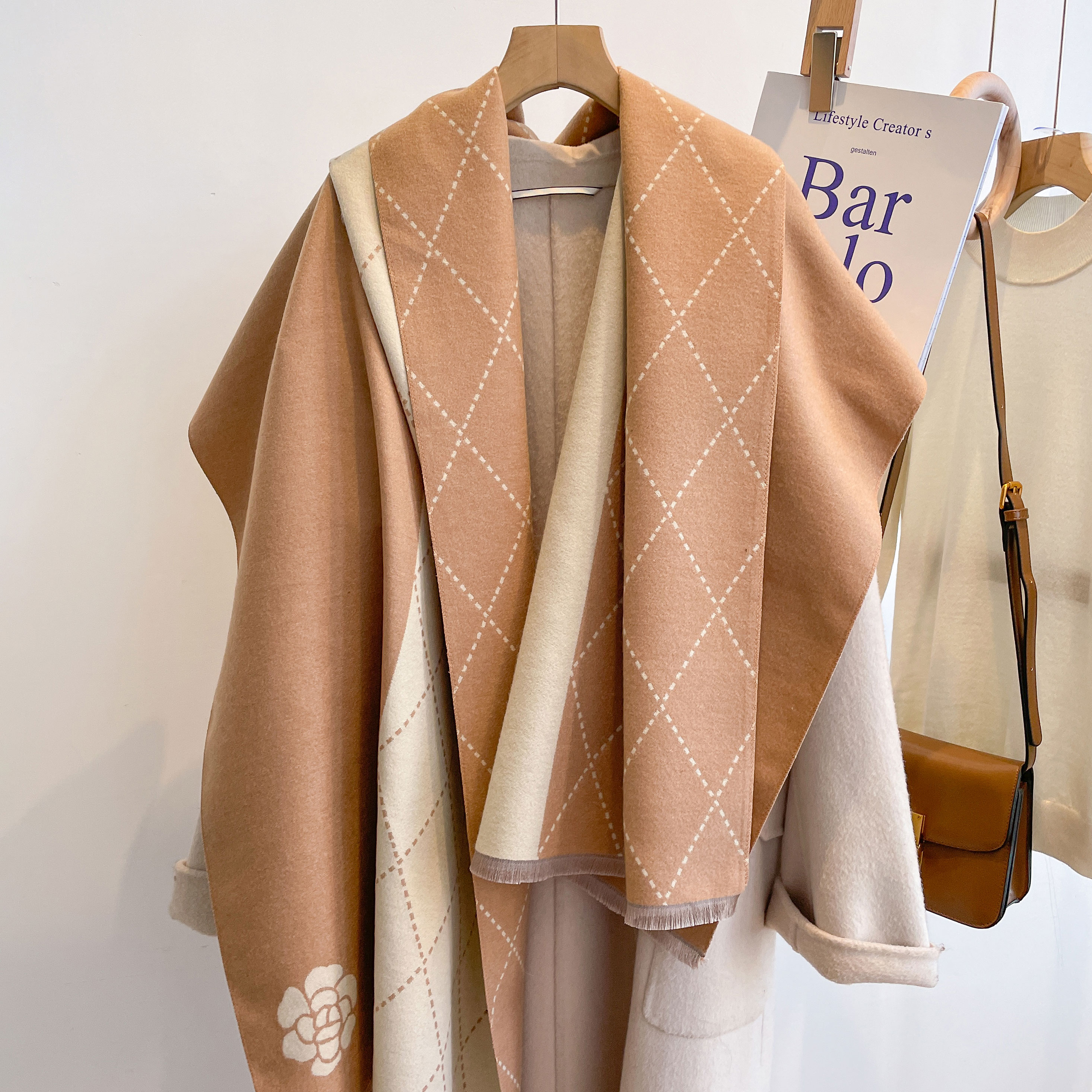 2023 Designer Cashmere Scarf W - Woven Scarf Blanket のレビューと価格
