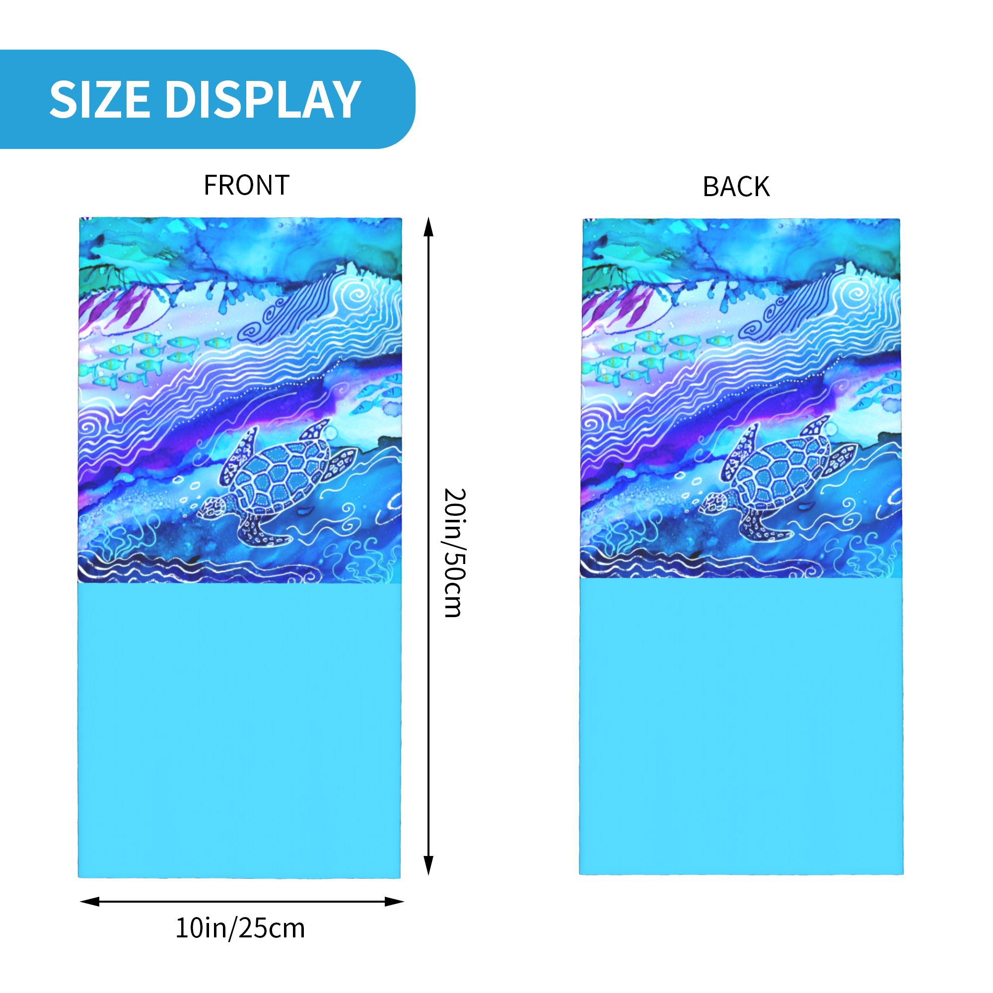 Custom Ocean Turtle Dive Winte - Neck Warmer Tube のレビューと価格