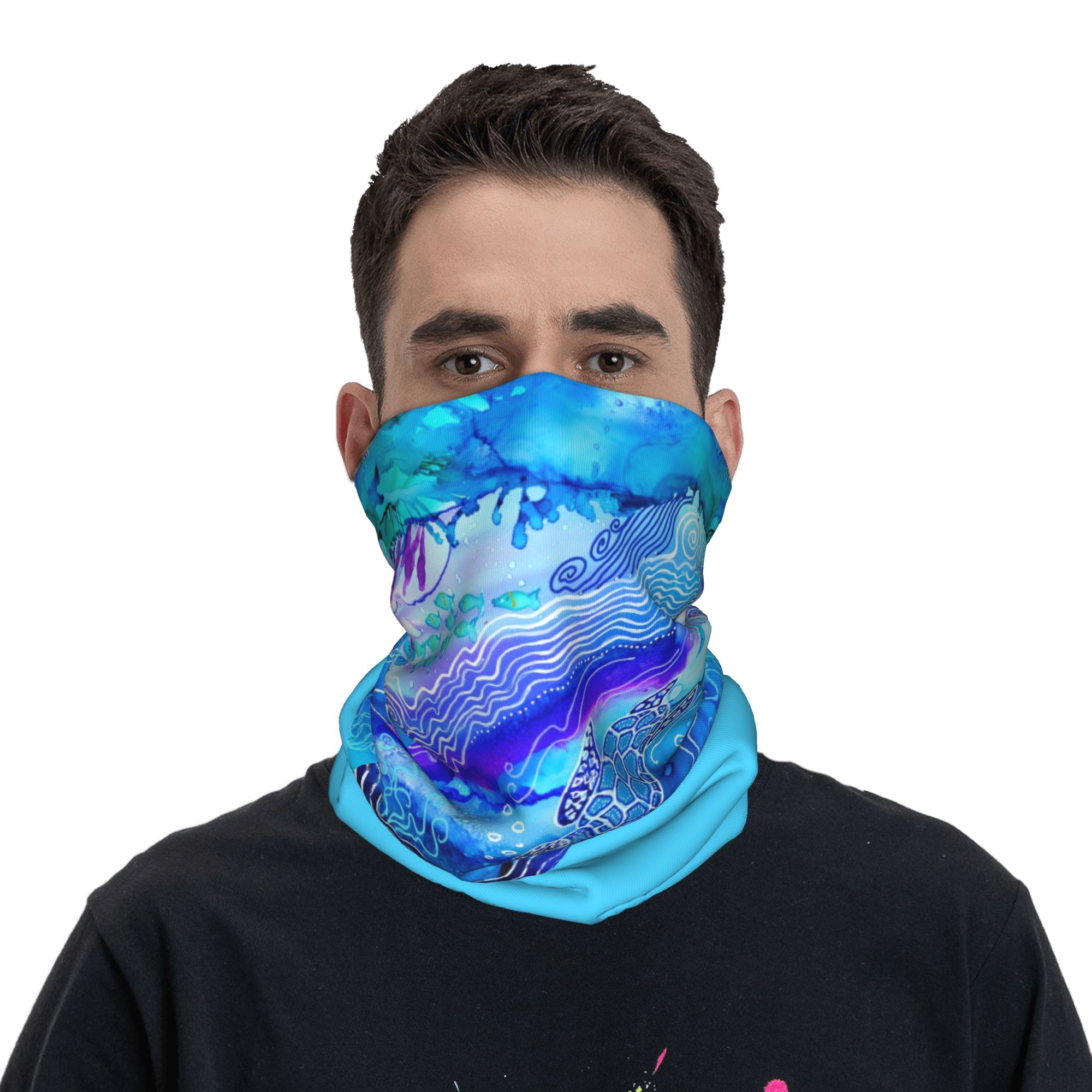 Custom Ocean Turtle Dive Winte - Neck Warmer Tube のレビューと価格