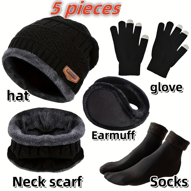 Men's winter hat, outdoor wint - Muffler Men Wool のレビューと価格