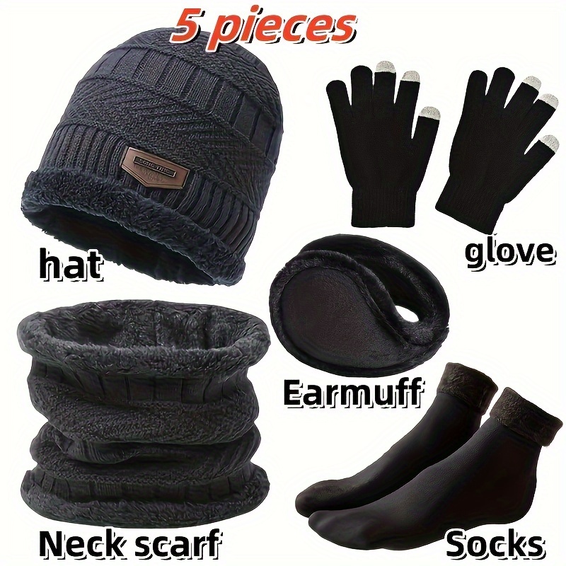 Men's winter hat, outdoor wint - Muffler Men Wool のレビューと価格