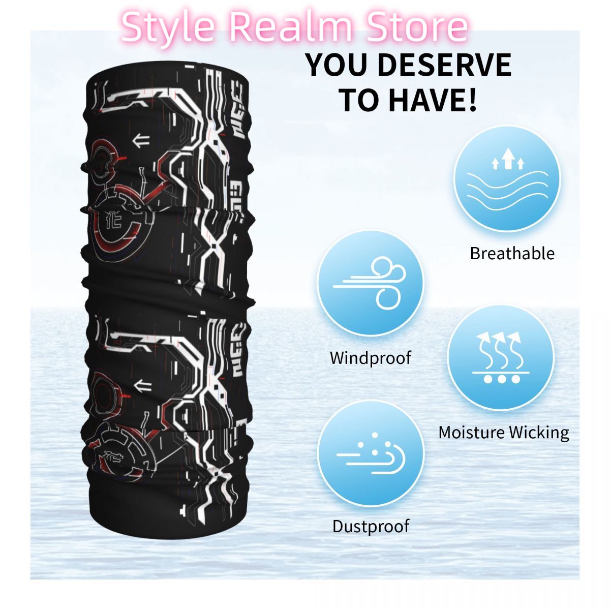 Custom Japanese Tokyo Flower T - Neck Warmer Tube のレビューと価格