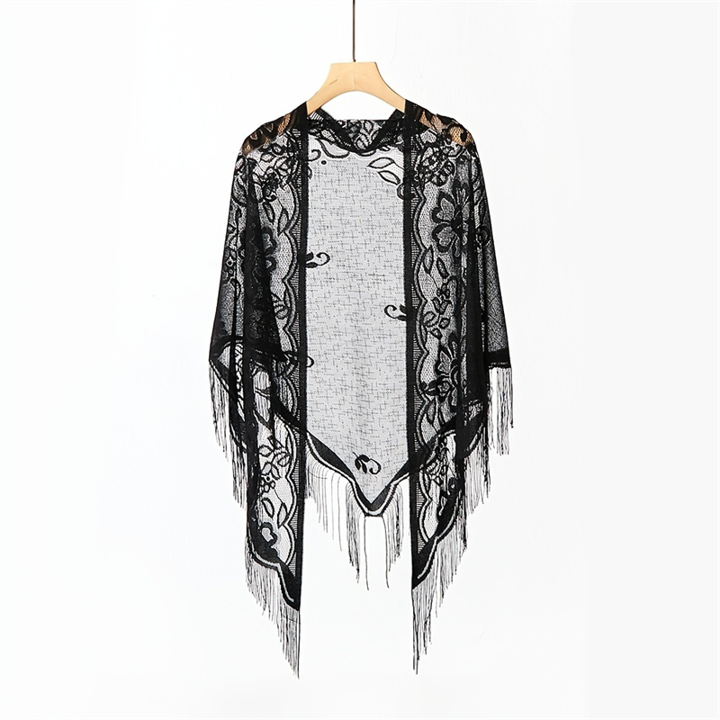 New Embroidery Lace Scarf Shaw - Stole Wedding Shawl のレビューと価格