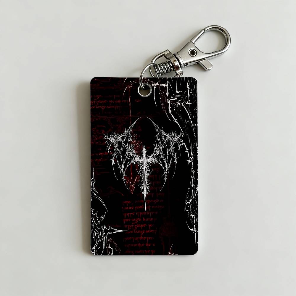 Gothic Cyber Sigil Cross Card  - Lanyard Badge Holder のレビューと価格