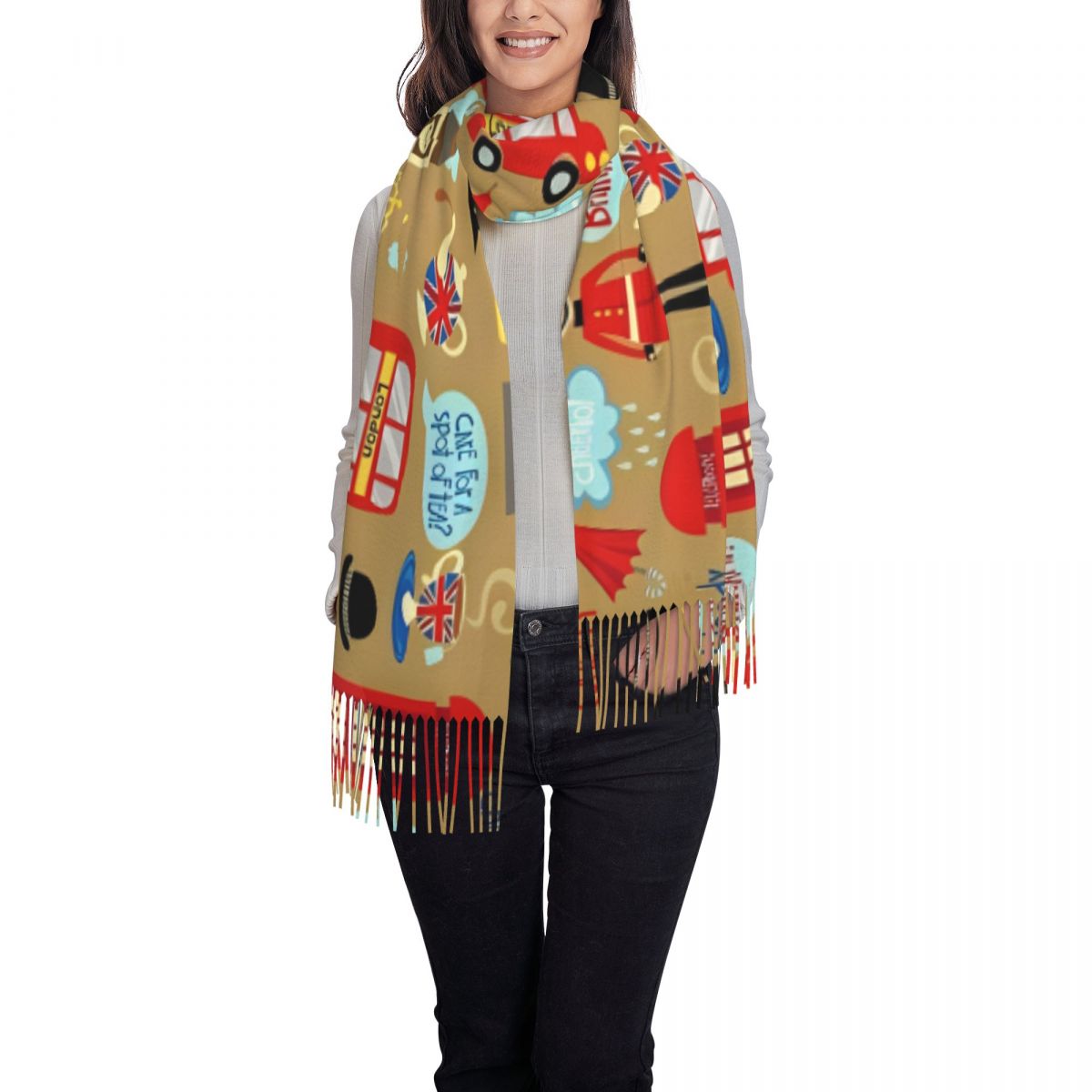 Enchanted London Scarf for Wom - Pashmina Wrap Large のレビューと価格