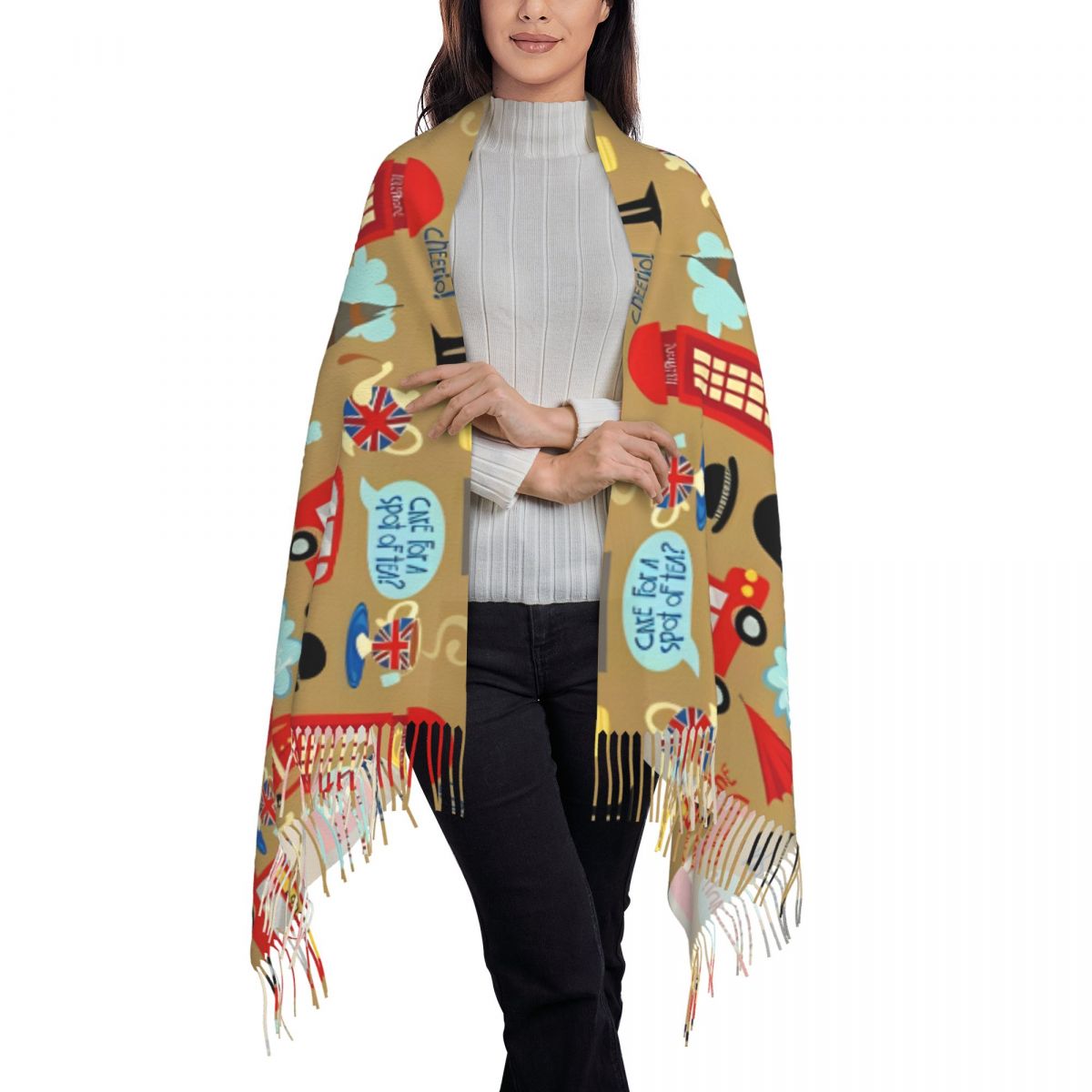 Enchanted London Scarf for Wom - Pashmina Wrap Large のレビューと価格