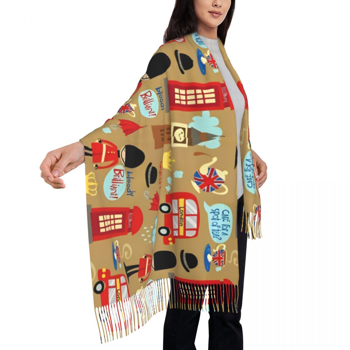Enchanted London Scarf for Wom - Pashmina Wrap Large のレビューと価格