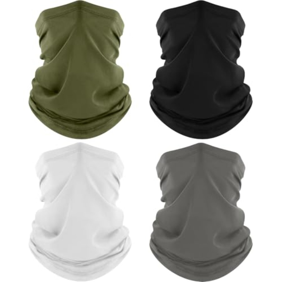 ROXUN 4 Pack Neck Gaiter, Cool - Face Scarf Mask のレビューと価格