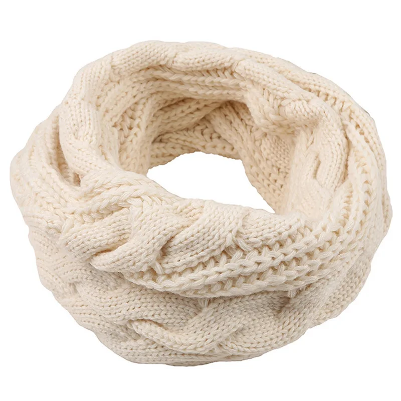 Men Women Boys Girls Thick Rib - Infinity Scarf Knit のレビューと価格