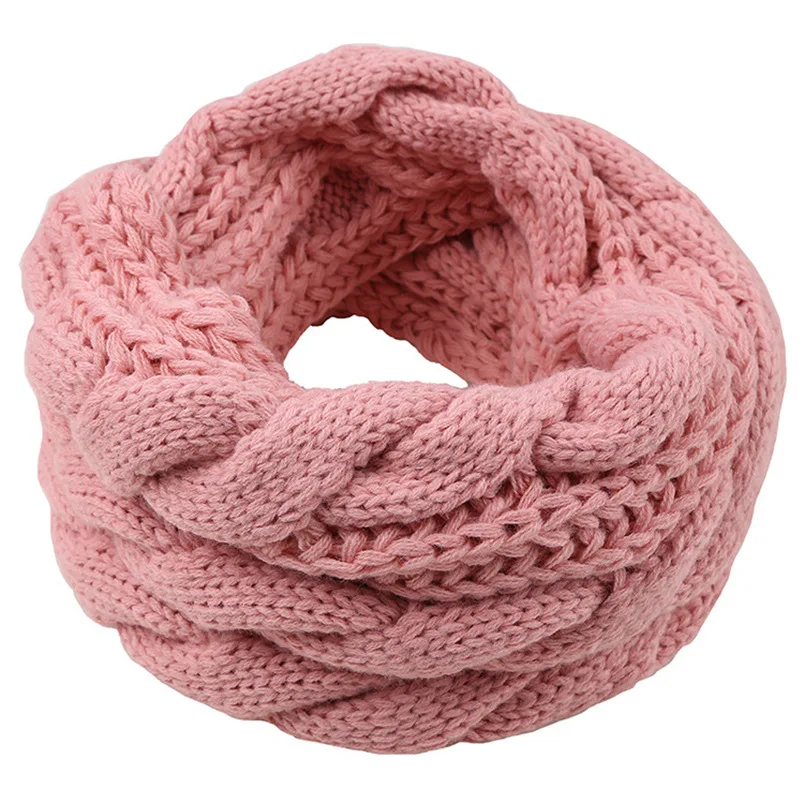 Men Women Boys Girls Thick Rib - Infinity Scarf Knit のレビューと価格