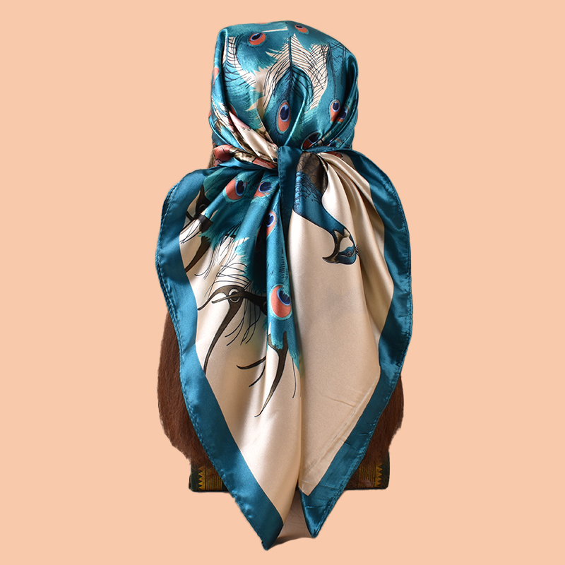 1PC Ladies Large Square Scarf  - Scarf Silk Square のレビューと価格