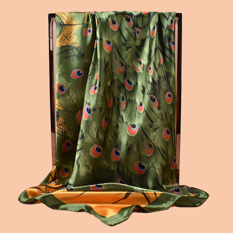 1PC Ladies Large Square Scarf  - Scarf Silk Square のレビューと価格