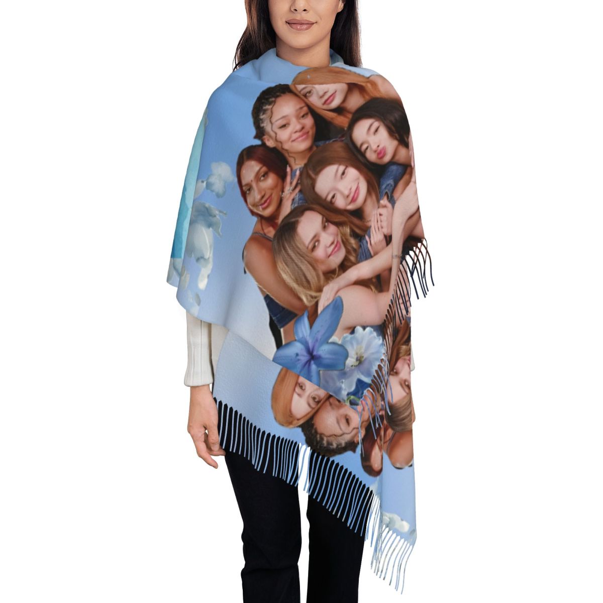 Katseye Kpop Scarf for Women W - Pashmina Wrap Large のレビューと価格