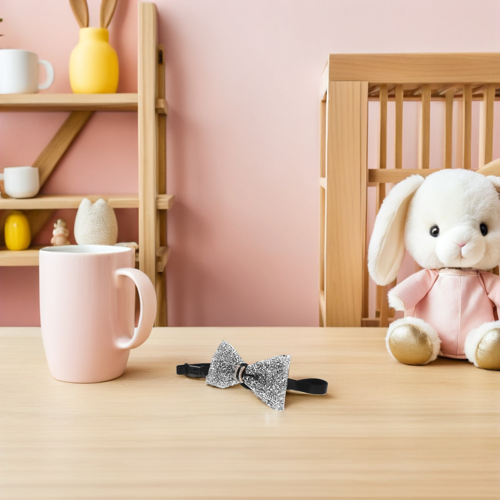2Pcs Children Bow Tie Crystal  - Bow Tie Pre Tied のレビューと価格
