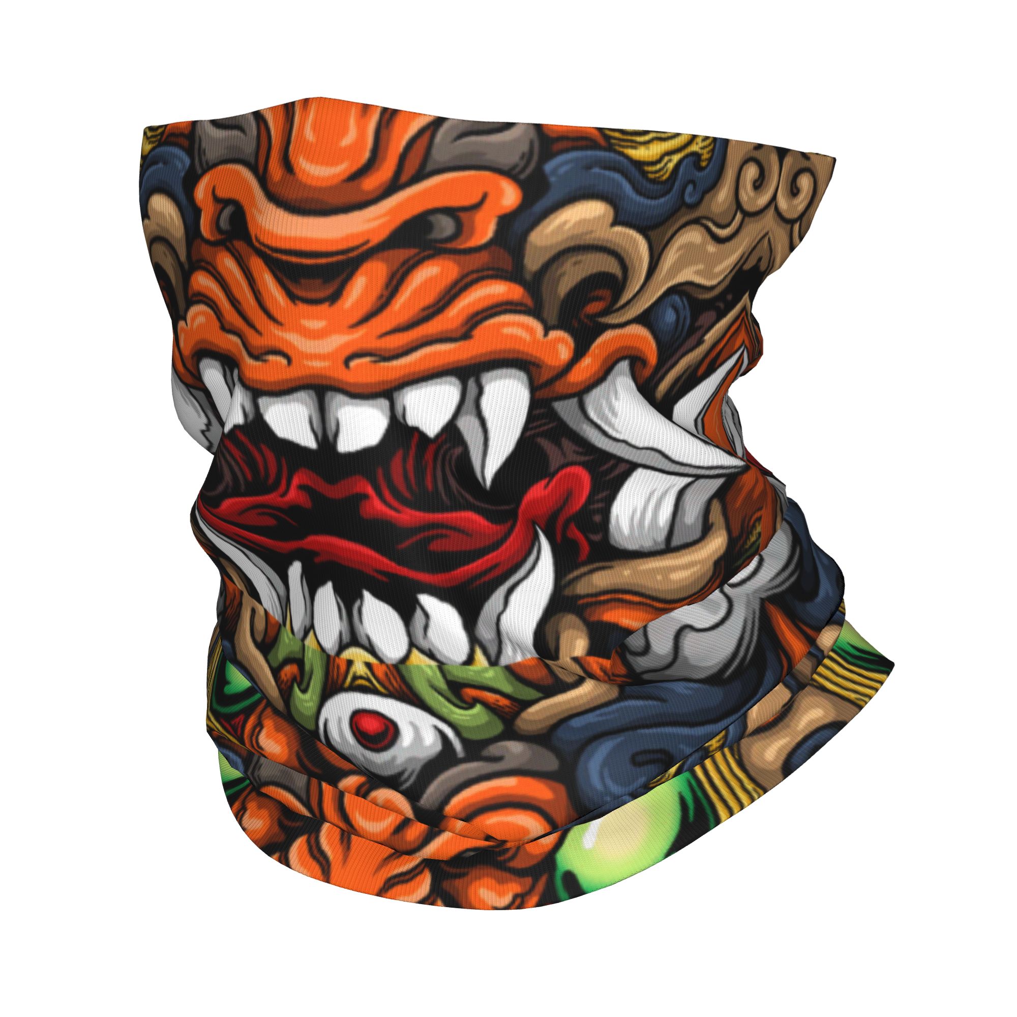 Custom Samurai Demon Oni Winte - Neck Warmer Tube のレビューと価格