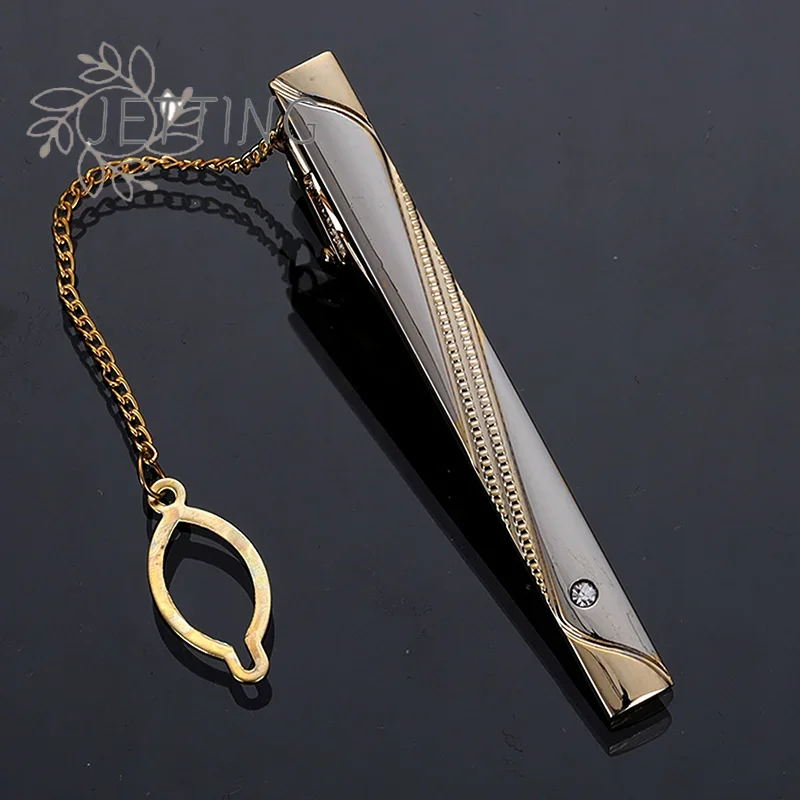 Hot Metal Simple Necktie Buckl - Tie Clip Silver のレビューと価格