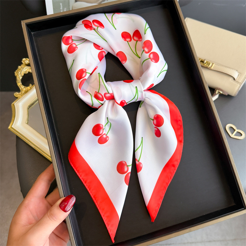 Luxury Square Satin Scarf Wome - Head Wrap Turban のレビューと価格