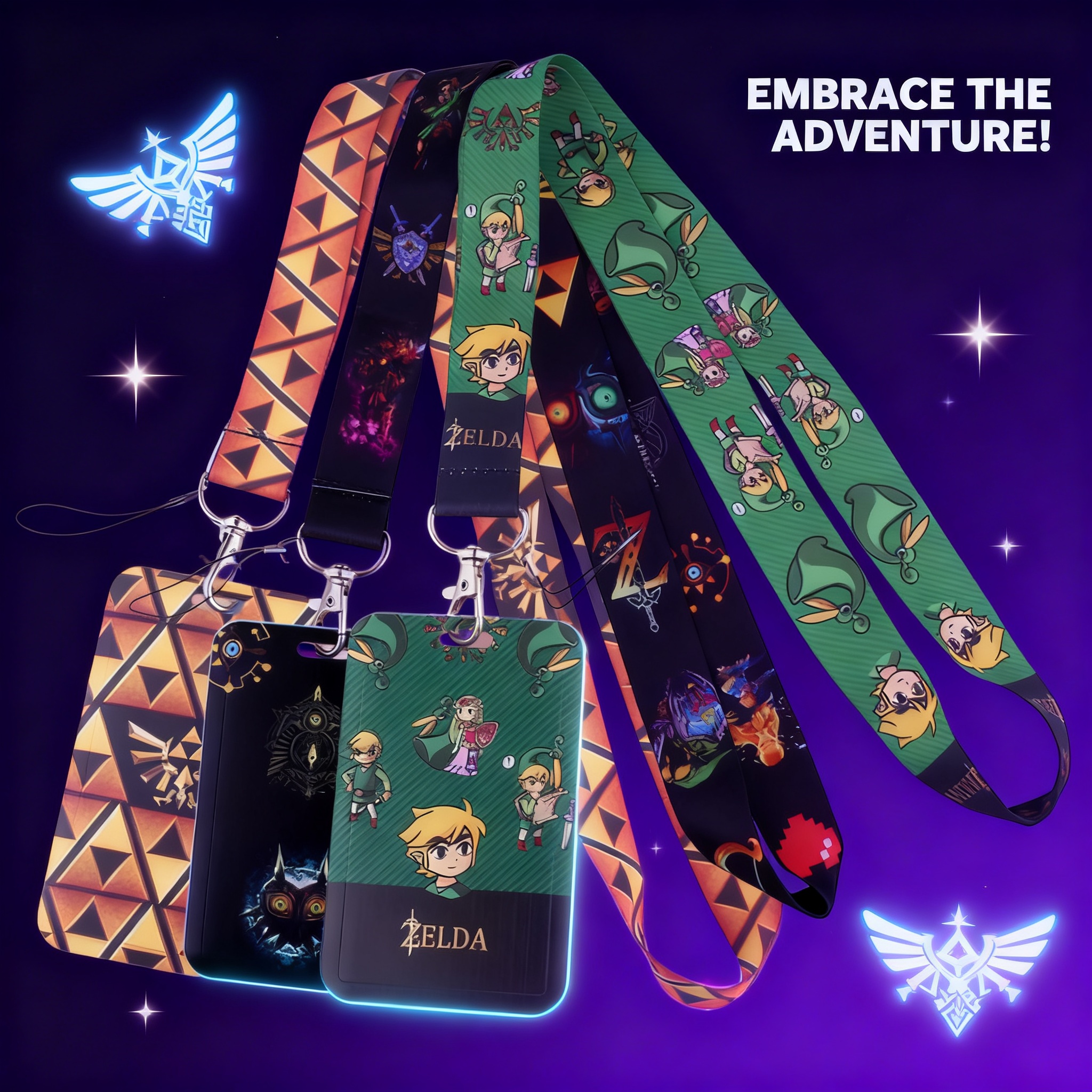 Cartoon Game Lanyards for Key  - Lanyard Badge Holder のレビューと価格
