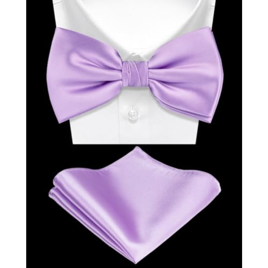 Solid Color Pre-tied Bow Tie a - Bow Tie Pre Tied のレビューと価格