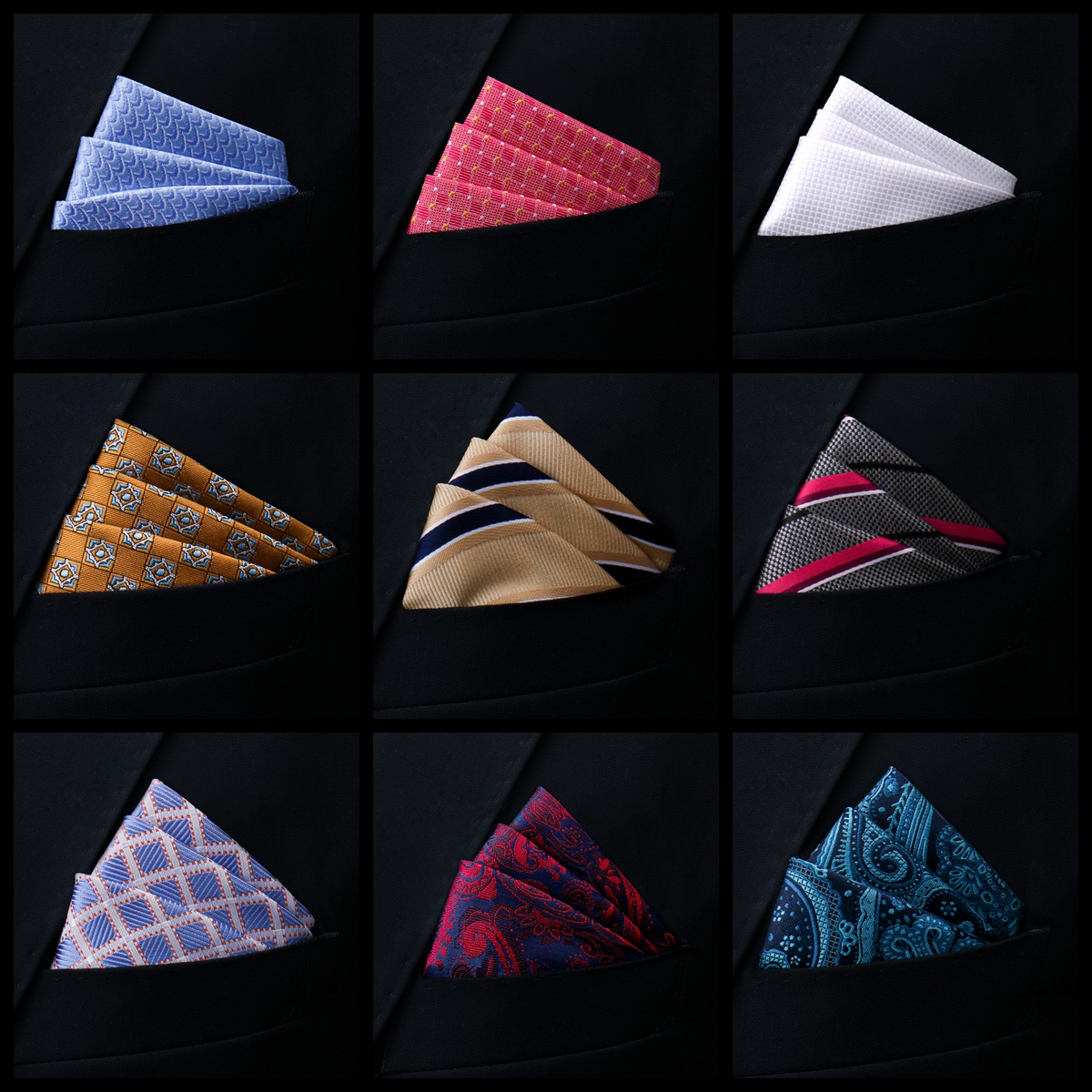 New Style Handkerchief Hot sal - Pocket Square Set のレビューと価格