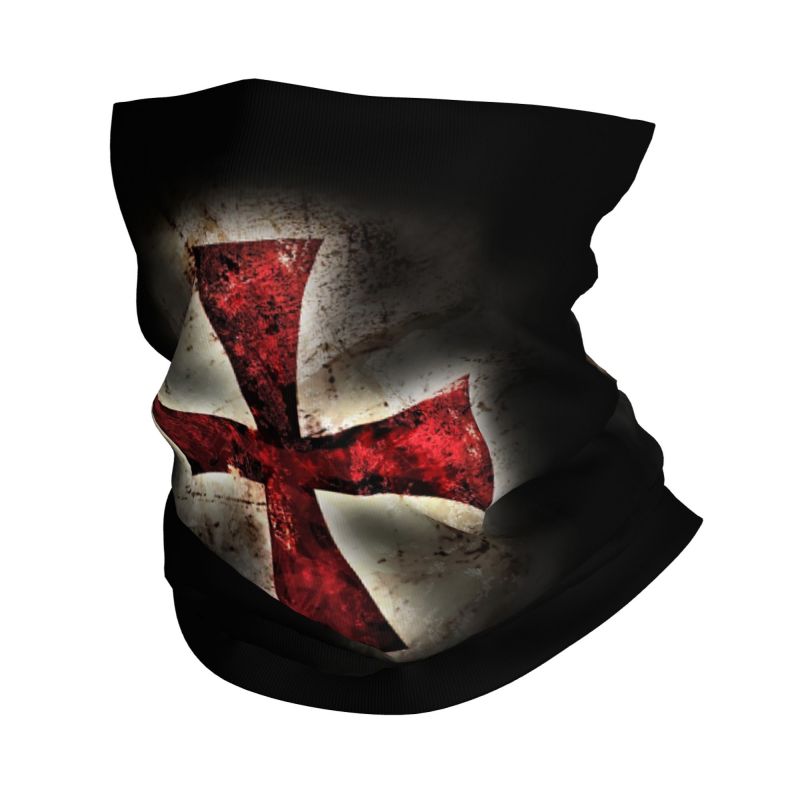 Custom Knights Templar Flag Ba - Neck Warmer Tube のレビューと価格